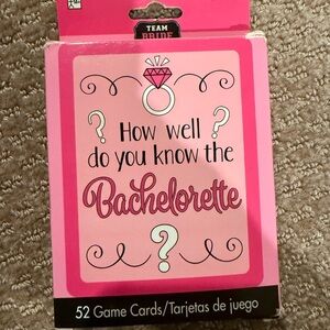 Bachelorette Party Game Cards